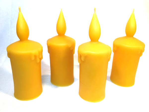 Kerze in Kerze (13 cm), 4er-Pack