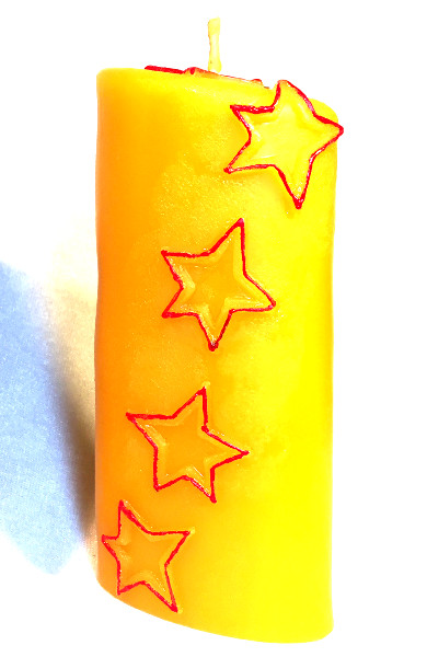 Sternkerze oval (15 cm)